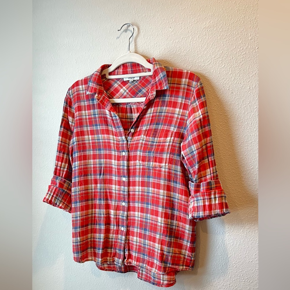 Madewell cotton flannel shirt